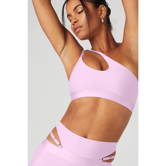 Alo Yoga Airlift All Nighter Bra Sugarplum Pink S - Picture 5 of 15